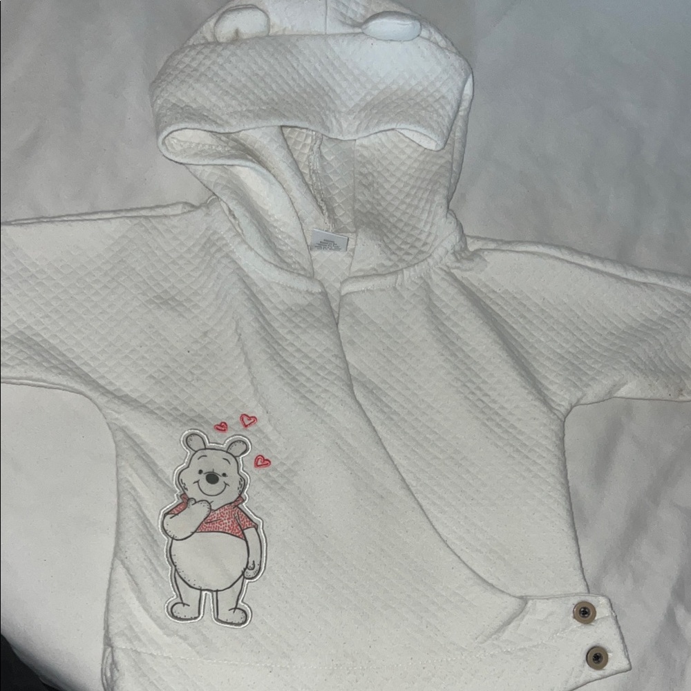 White Winnie the Pooh Crossover Jacket for Baby Size 18M DisneyBaby
